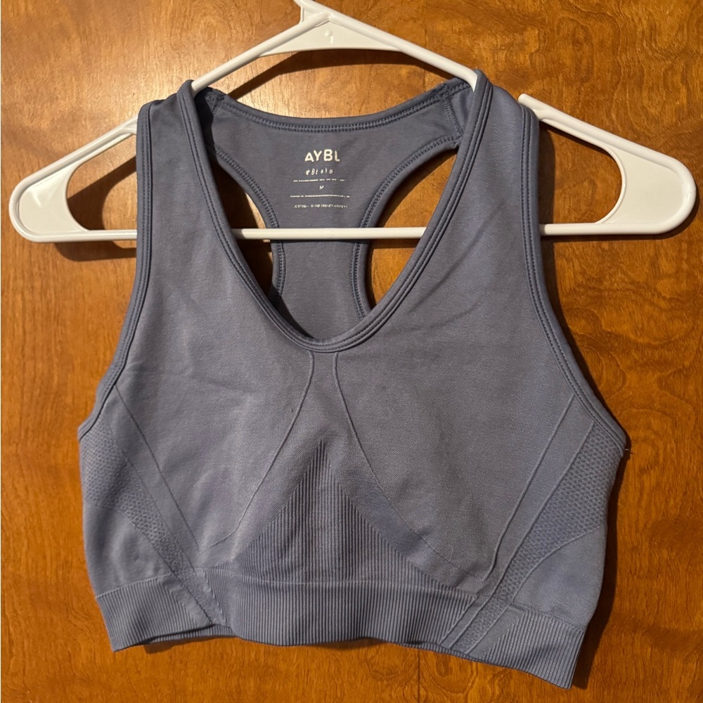 AYBL Women's Slate Blue Sports Bra